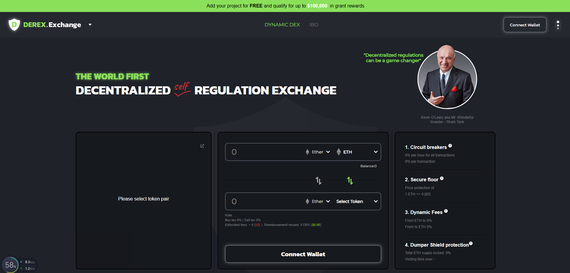 Derex Exchange Trading Platform